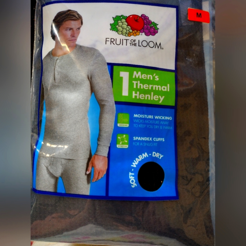 Fruit of the Loom Thermal Henley